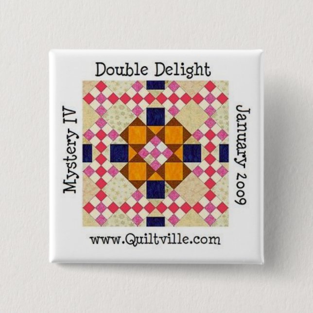 DDbutton 15 Cm Square Badge (Front)