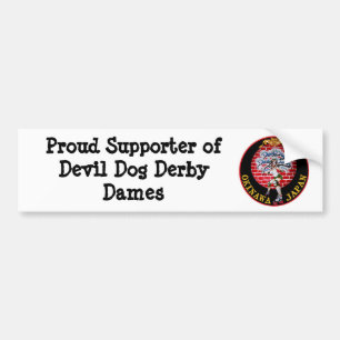 DDDD COMPLETED, Proud Supporter ofDevil Dog Der... Bumper Sticker