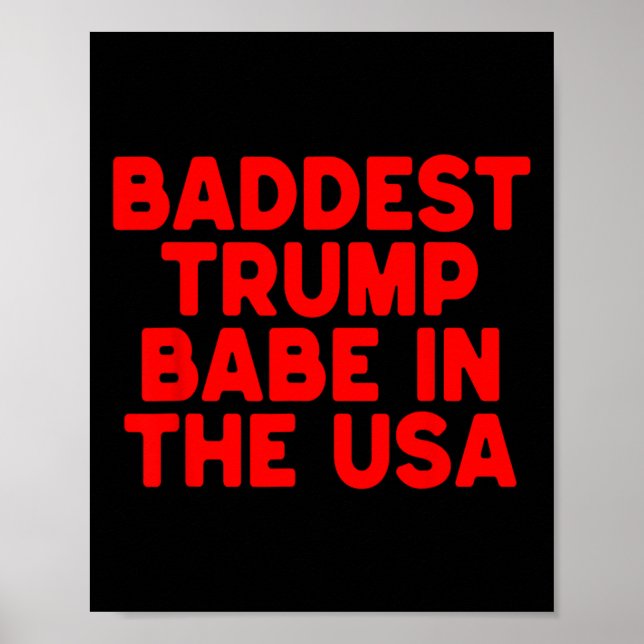 Ddest Trump Be In The Usa Apparel  Poster (Front)