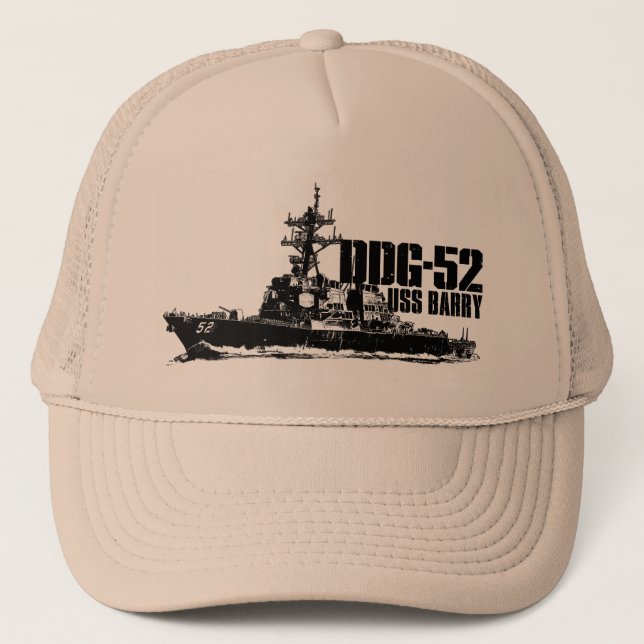 DDG-52 Barry Trucker Hat (Front)