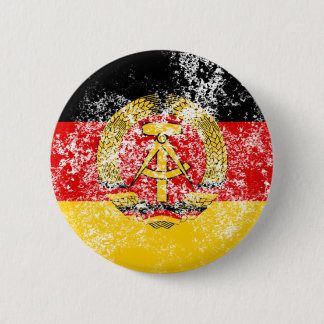 DDR 6 CM ROUND BADGE