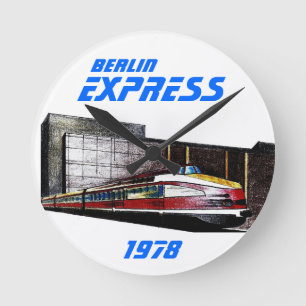 DDR Design Berlin Round Clock