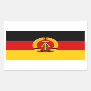 DDR Flag Rectangular Sticker