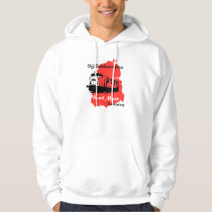 DDR Werbedesign Lokomotivbau Karl Marx Hoodie