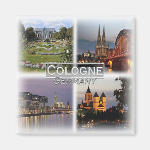 DE0102 Europe, Germany, Cologne, Fridge Magnet