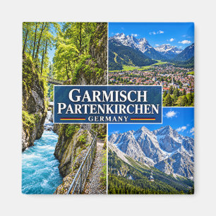 DE0110 Europe, Garmisch-Partenkirchen, Fridge Magnet