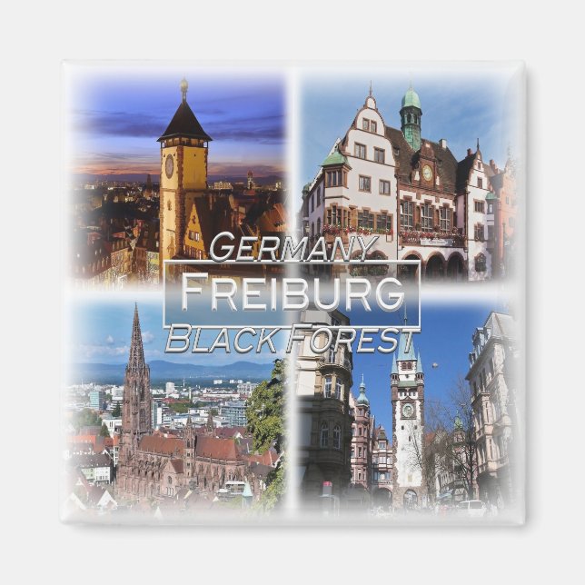 DE0117 Europe, Germany, Black Forest, Freiburg,  Magnet (Front)