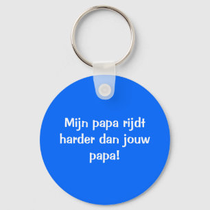 De beste papa sleutelhanger key ring