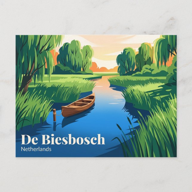 De Biesbosch National Park Netherlands Postcard (Front)