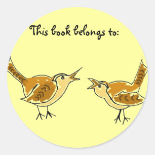 DE- Birds This book belongs to: stickers
