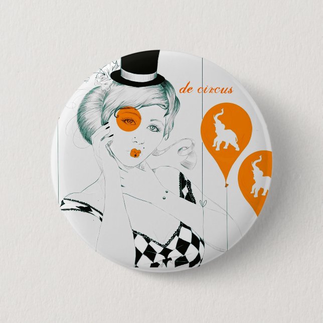 De Circus 6 Cm Round Badge (Front)