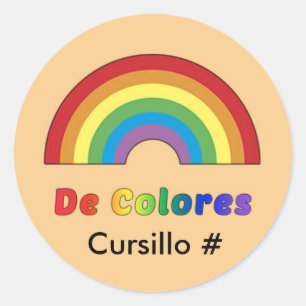 De Colores Rainbow Sticker