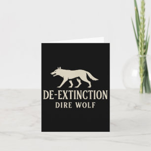 De-extinction Dire Wolf Dire Wolves Wolf Return Card