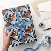 De-Extinction Wooly Mammoth Wrapping Paper