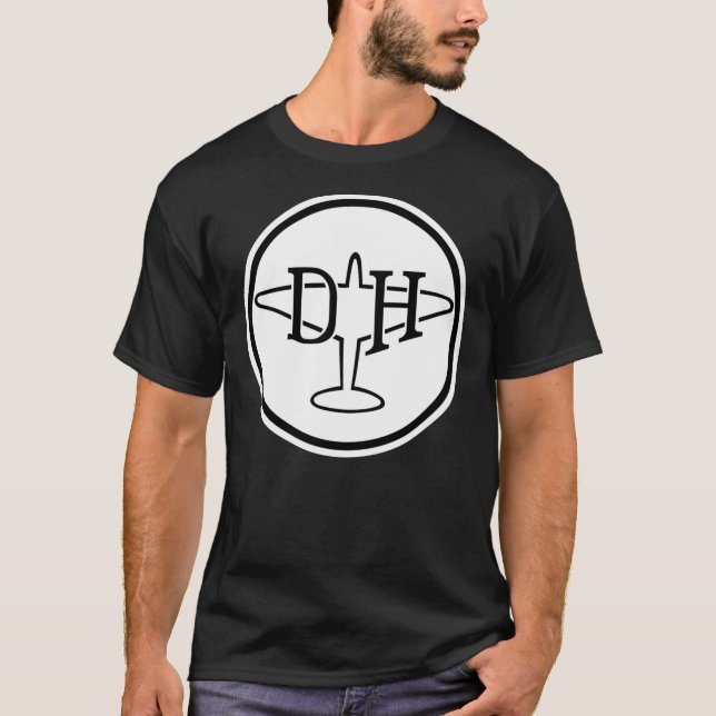 de Havilland Aircraft Company Logo Essential T-Shi T-Shirt (Front)