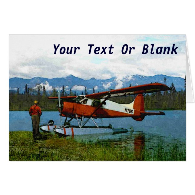 De Havilland Beaver Floatplane - Alaska (Front Horizontal)