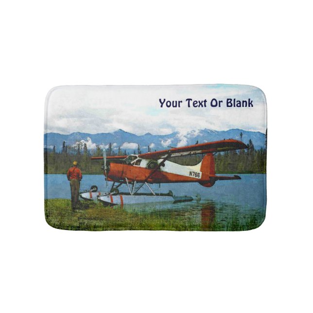 De Havilland Beaver Floatplane Bath Mat (Front)