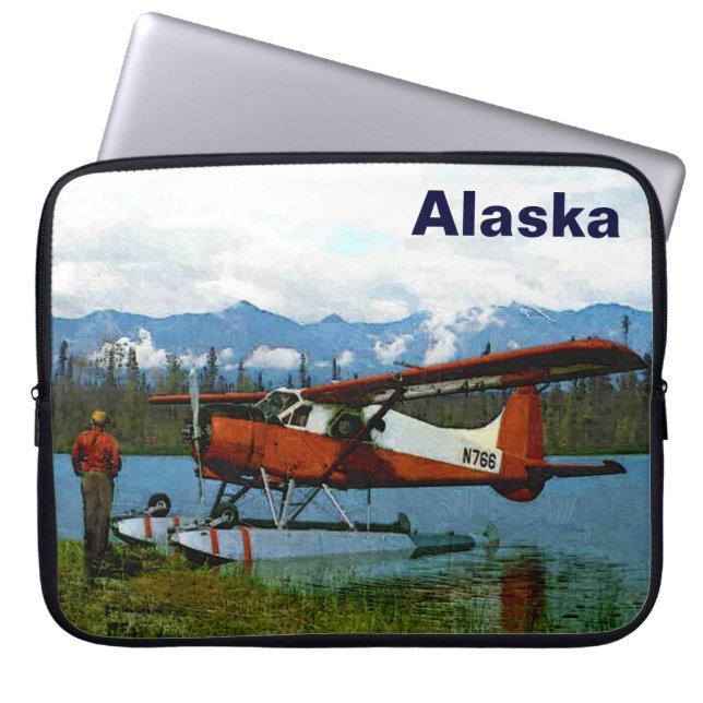 De Havilland Beaver Floatplane Laptop Sleeve (Front)