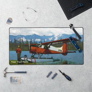 De Havilland Beaver Floatplane - US Desk Mat