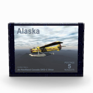 De Havilland DH3-C Otter - Alaska Postage Photo Block