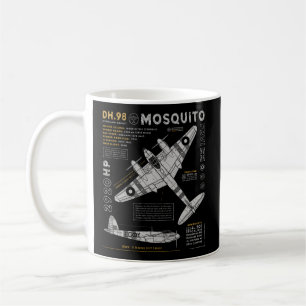 De Havilland Mosquito Fighter Bomber British Ww2 R Coffee Mug