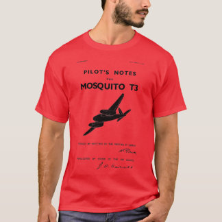 de Havilland Mosquito Pilots Notes T-Shirt