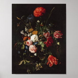 de Heem Flower Vase Painting Poster