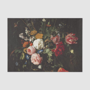 de Heem Flower Vase Painting Tissue Paper