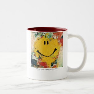 de kooning happy face mug