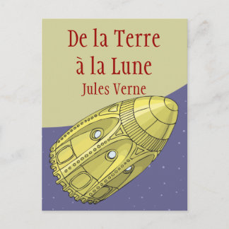 De la Terre à la Lune - Jules Verne Postcard