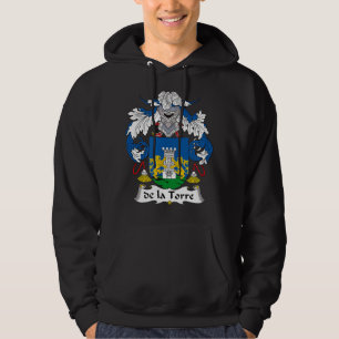 De la Torre Coat of Arms  Family Crest  Hoodie