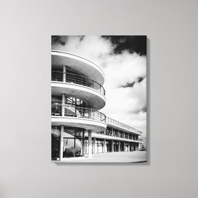 De La Warr Pavilion Art Deco Architecture Canvas Print (Front)