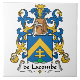 de LaCombe Family Crest Tile