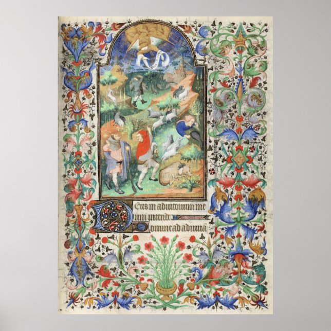 De Levis Book of Hours, Illustration 02 Poster (Front)