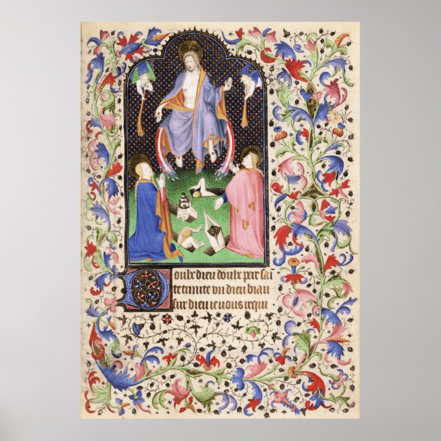 De Levis Book of Hours, Illustration 16 Poster (Front)
