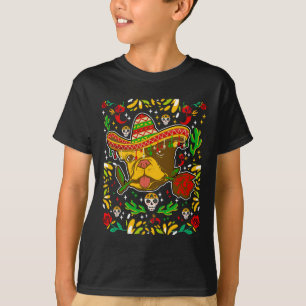 De Mayo Frenchie Sombrero French Bulldog May 5th  T-Shirt