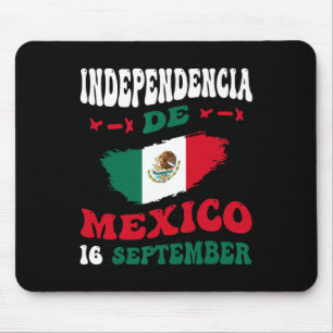 De Mexico Flag Pride Mexican Independence Day Mouse Mat