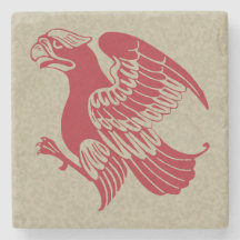 De Morgan's Eagle Marble Stone Coaster