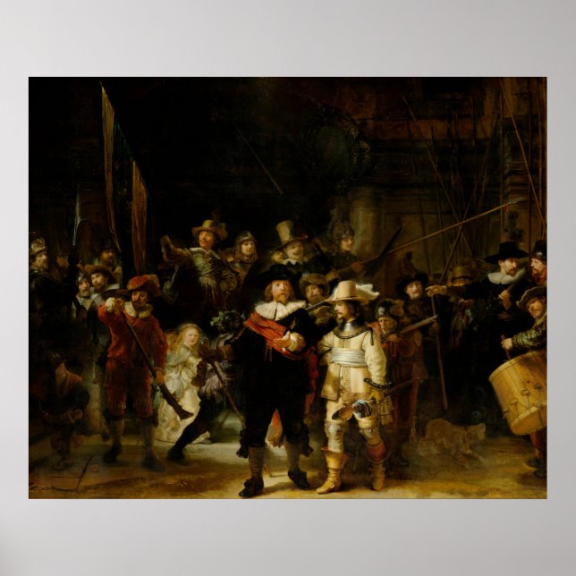 De Nachtwacht, Rembrandt Poster (Front)