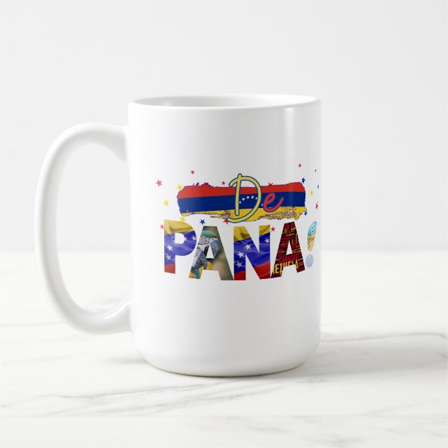 De Pana Venezuela Slang Venezuelan Culture Lovers Coffee Mug (Left)