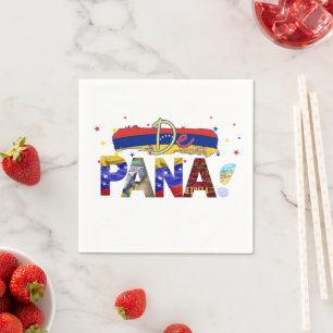 De Pana Venezuela Slang Venezuelan Culture Lovers Napkin