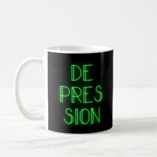 De_Pres_Sion neon sign Coffee Mug
