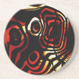 de-pression grunge sandstone coaster