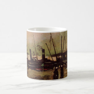 De Ruijterkade in Amsterdam by Vincent van Gogh Coffee Mug