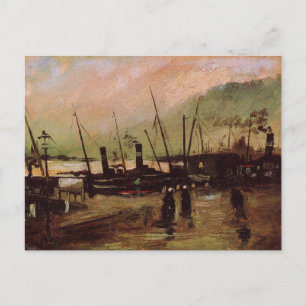 De Ruijterkade in Amsterdam by Vincent van Gogh Postcard