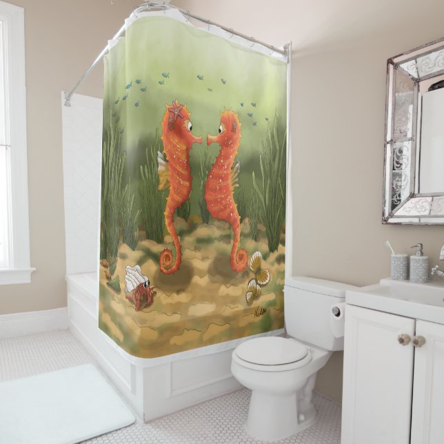 DE shower curtain Seephordchen (In Situ)