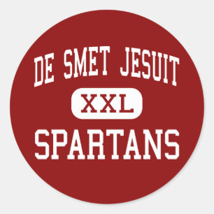 De Smet Jesuit - Spartans - High - Saint Louis Classic Round Sticker