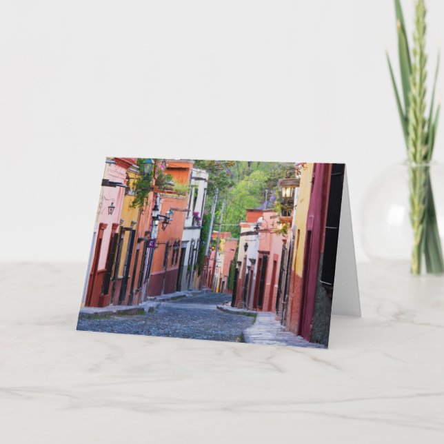 De Sollano Street, San Miguel De Allende Card (Front)
