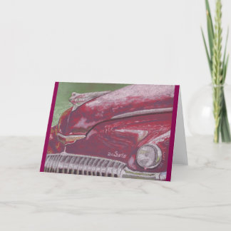 "De Soto" automobile car greeting card