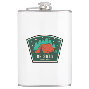 De Soto National Forest Camping Hip Flask